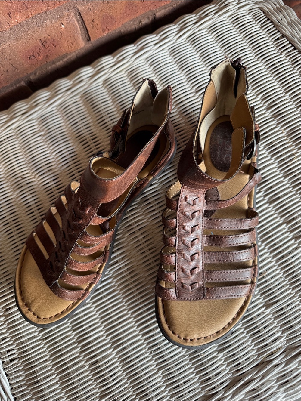 boc Brown Strappy Gladiator Sandals